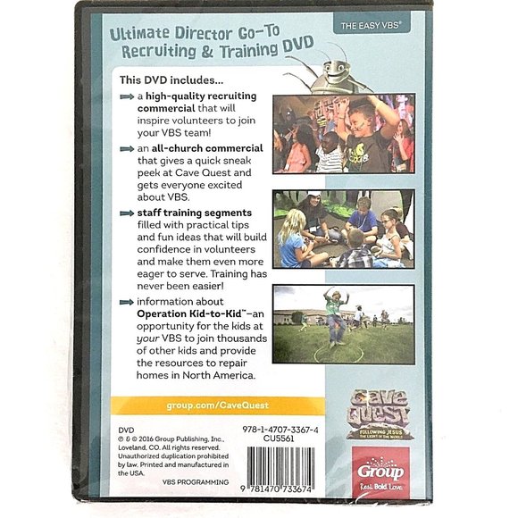 Cave Quest Maker Fun Factory Easy VBS 3 DVDs Decorating Places Ultimate Director - Picture 4 of 12